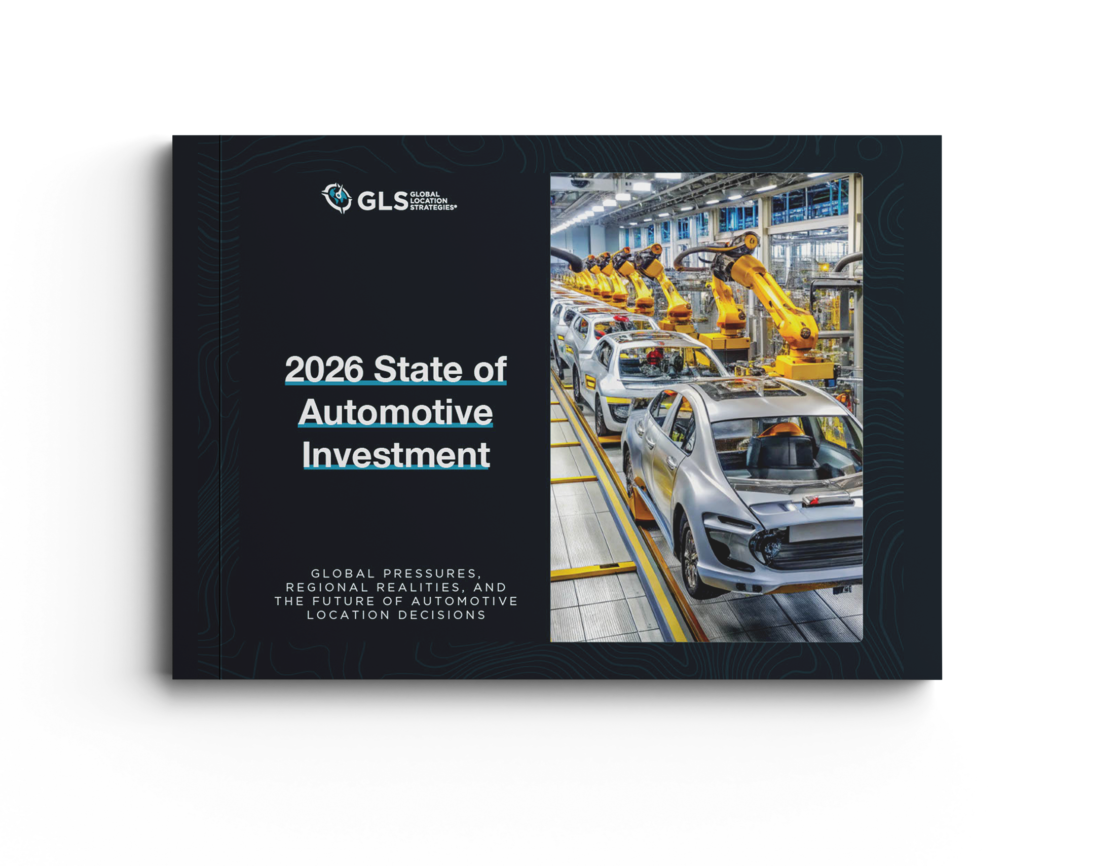 Magazine mockup showing the cover of the 2026 State of Automotive Investment report.